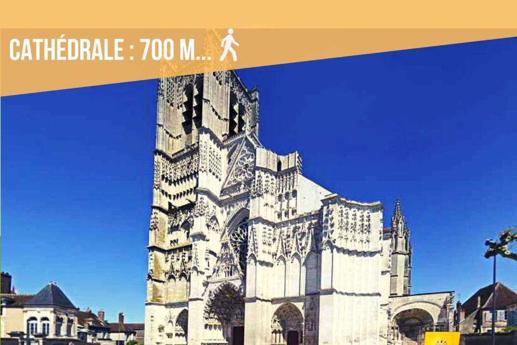 La Belle Pierre - Appartement De Charme Tres Calme En Coeur De Ville Auxerre Extérieur photo